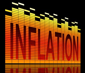 Inflation concept.